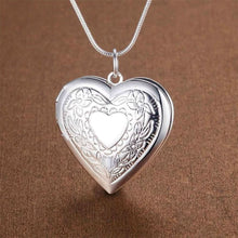 Load image into Gallery viewer, personalized photo locket necklace
