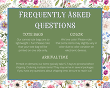 Load image into Gallery viewer, Halloween Cat Lover Tote Bag with Flowers
