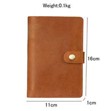 Load image into Gallery viewer, pocket-notebook-leather-cover-yellowish-brown
