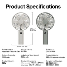 Load image into Gallery viewer, portable desk fan foldable 100 speed home office travel
