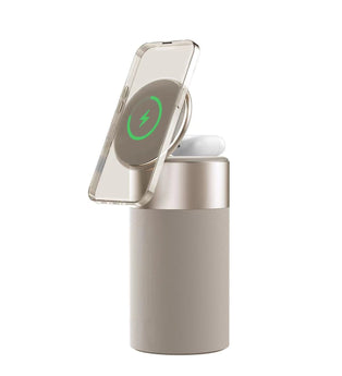 wireless charger with speaker and light