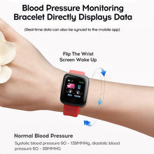 Load image into Gallery viewer, red sport smart watch calorie step counter buy now

