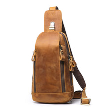 Load image into Gallery viewer, retro crazy horse leather bag men travel
