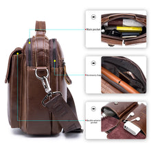 Load image into Gallery viewer, retro leather sling bag men order online
