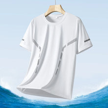 Load image into Gallery viewer, round neck short sleeve tee men
