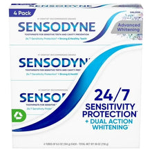 Load image into Gallery viewer, sensodyne 4 pack whitening toothpaste
