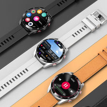 Load image into Gallery viewer, silver steel strip smart watch genuine leather strap purchase
