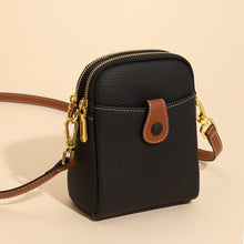 Load image into Gallery viewer, small leather crossbody bag phone holder women
