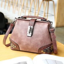 Load image into Gallery viewer, small leather doctor bag for women
