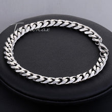 Load image into Gallery viewer, stainless steel Cuban curb chain necklace 3mm 5mm 7mm
