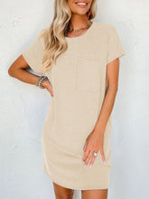Load image into Gallery viewer, striped dress with pockets women
