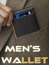 Load image into Gallery viewer, stylish mens slim wallet RFID blocking buy
