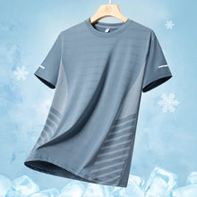 Load image into Gallery viewer, summer workout tee men round neck
