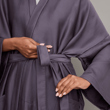 Load image into Gallery viewer, Kyrgies Unisex Kimono Robe – Eucalyptus Fiber, Made in USA

