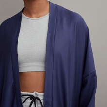 Load image into Gallery viewer, Kyrgies Unisex Kimono Robe – Eucalyptus Fiber, Made in USA
