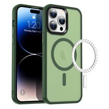 Load image into Gallery viewer, StitchGreen Matte Clear PC Wireless Charging Phone Case for iPhone 11 iPhone 11 Pro iPhone 11 Pro Max Shockproof Magnetic Phone Case
