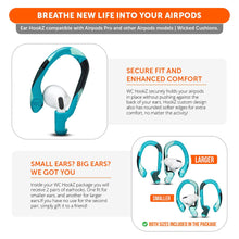 Load image into Gallery viewer, WC HookZ - Over Ear Hooks for Airpods Pro 1, 2 &amp; Airpods 1, 2, 3
