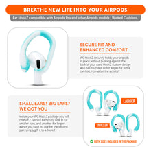 Load image into Gallery viewer, WC HookZ - Over Ear Hooks for Airpods Pro 1, 2 &amp; Airpods 1, 2, 3
