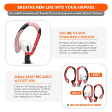 Load image into Gallery viewer, WC HookZ - Over Ear Hooks for Airpods Pro 1, 2 &amp; Airpods 1, 2, 3
