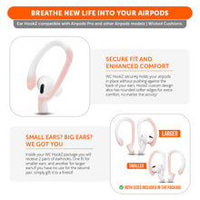 Load image into Gallery viewer, WC HookZ - Over Ear Hooks for Airpods Pro 1, 2 &amp; Airpods 1, 2, 3
