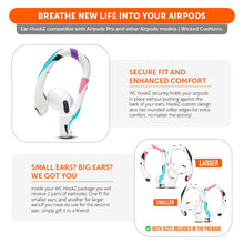 Load image into Gallery viewer, WC HookZ - Over Ear Hooks for Airpods Pro 1, 2 &amp; Airpods 1, 2, 3
