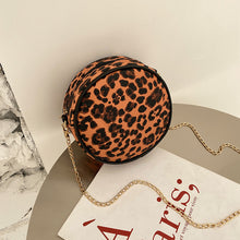 Load image into Gallery viewer, women circle bag pu leather lightweight
