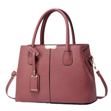 Load image into Gallery viewer, 
women laptop tote bag pu leather shoulder
