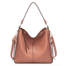 Load image into Gallery viewer, women's everyday tote bag soft handle zipper closure
