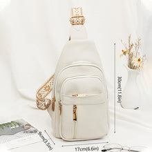Load image into Gallery viewer, womens crossbody bag embroidered shoulder strap
