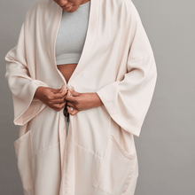 Load image into Gallery viewer, Kyrgies Unisex Kimono Robe – Eucalyptus Fiber, Made in USA
