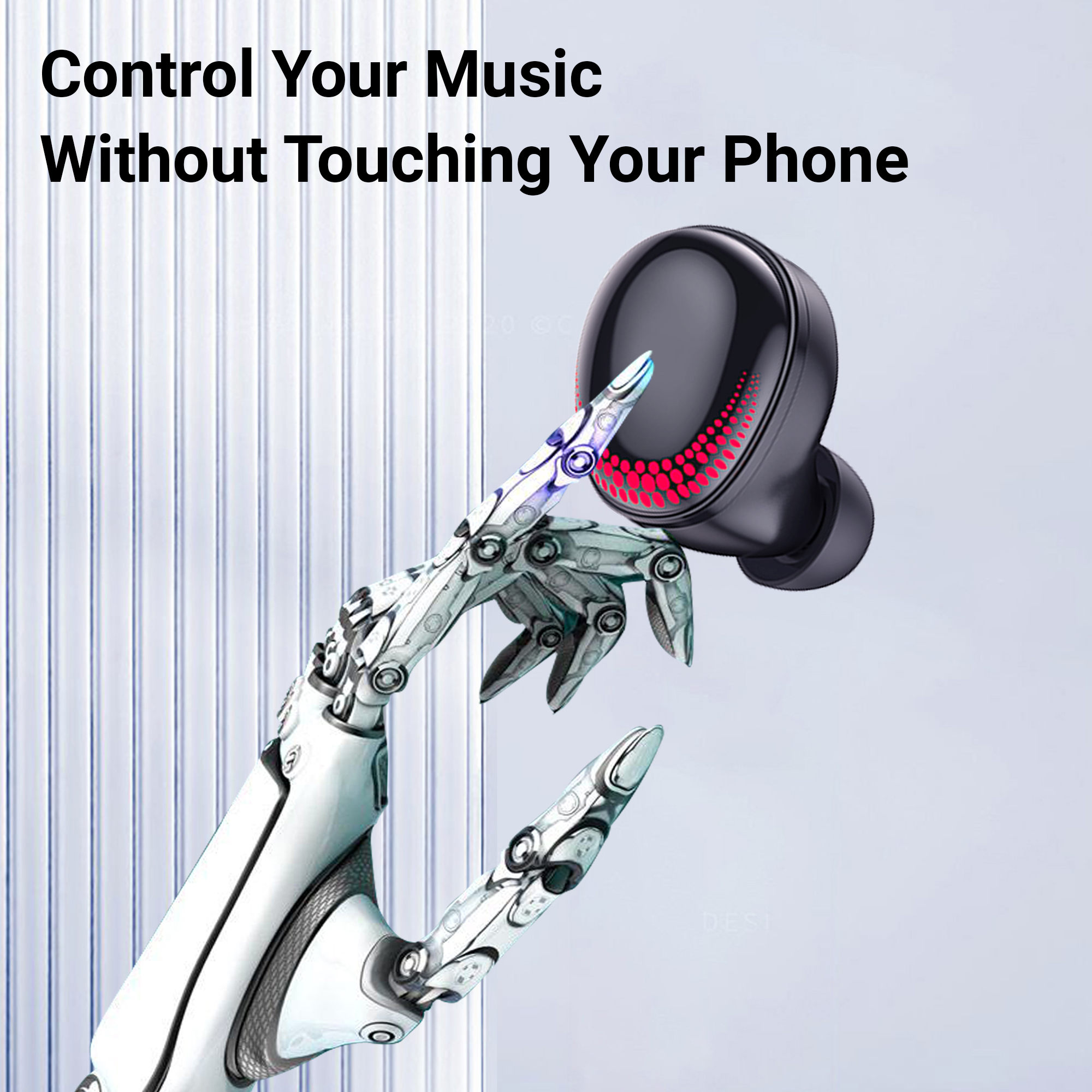 Wireless earbuds without touch control hotsell