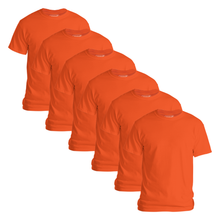 Load image into Gallery viewer, stitchgreen | orange tshirt men

