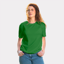 Load image into Gallery viewer, StitchGreen Women&#39;s Round Neck 100% Cotton 180 GSM Green T-Shirt
