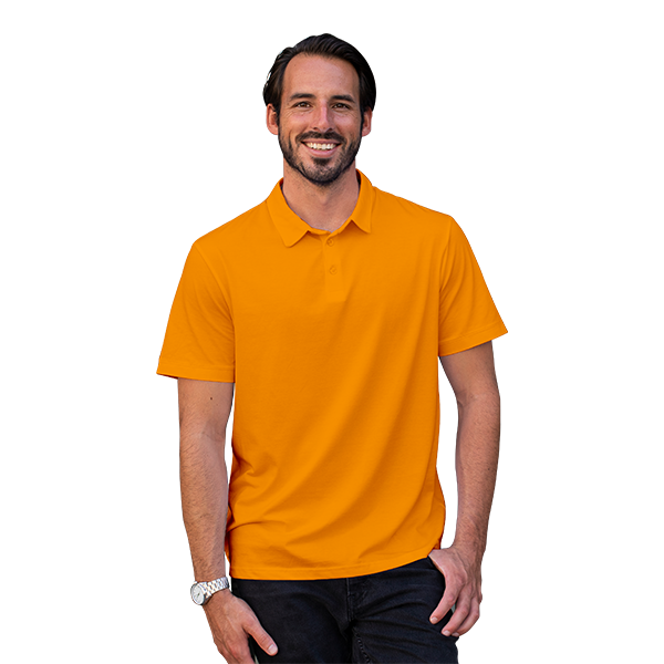 StitchGreen Yellow Color high quality 100% cotton polo shirt with collar (For Wholesale)